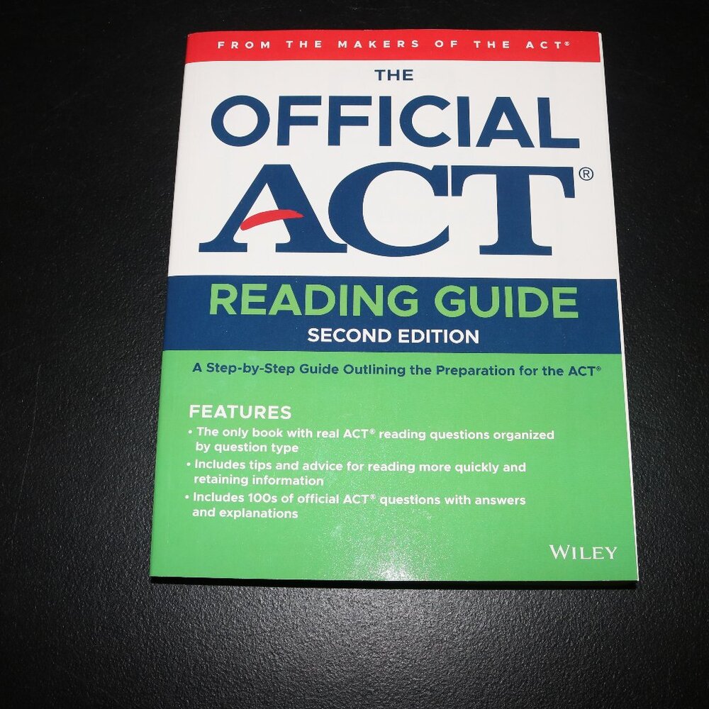 This Official ACT Reading Guide by ACT 2nd edition 2021 like new